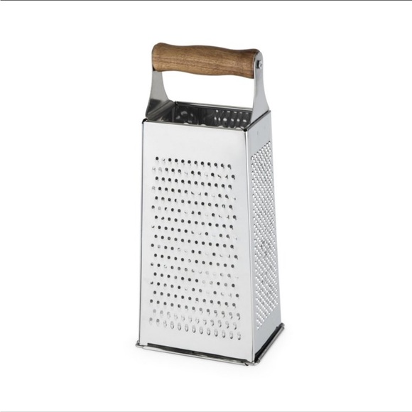 Hearth & Hand Stainless steel cheese grater with acacia handle - Picture 3 of 12